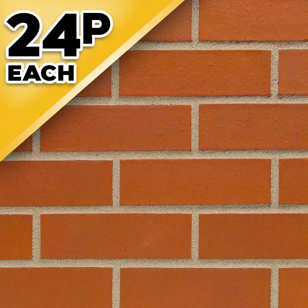 65mm Solid Red Engineer Class B Brick N/S (Pack 350)