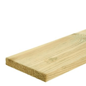 Sawn tanalised timber 22mm x 100mm