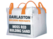 Aggregates: Moss Red Building Sand Bulk bag