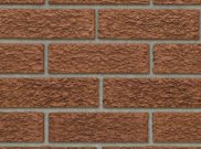 65mm Facing Brick Range: Tyne Red Bark 65mm facing brick
