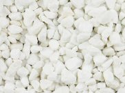 Decorative Chippings, Gravels & Pebbles: Polar White Chippings 25kg bag