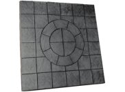 Circle/square & Circle Paving Packs: Chalice Circle Square 7.29mtr2 paving pack welsh slate
