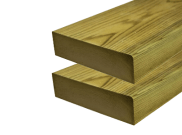 Decking Accessories, Components & Kits: Treated Decking Joists 2400 x 47 x 100mm