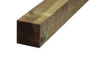 Decking Accessories, Components & Kits: Treated Decking Bearer 100 x 100 x 3000mm