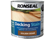 Decking Accessories, Components & Kits: Decking Stain Golden Cedar 2.5ltr