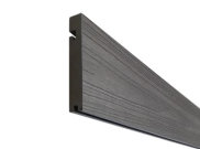 Composite Decking & Kits: Graphite Composite Decking Finishing board 3.6m