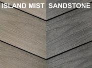 Composite Decking & Kits: Sandstone And Island Mist Composite Deck Kit 3.6 x 3.6m
