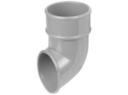 Downpipe & Fittings: Downpipe Shoe Round grey