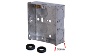 Electrical Products: Metal Flush Box 1 Gang 35mm