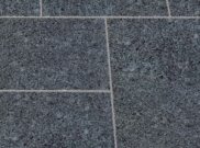 Granite Natural Stone Paving: Textured Ash Black Granite 9.9m2 natural stone paving pack