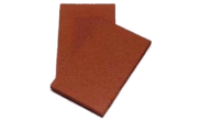 Roofing Slates & Tiles: Clay Creasing Tile Plain red