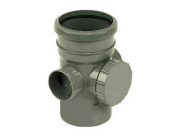 Soil Pipe, Fittings & Accessories: Soil Access Pipe Grey