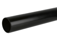 Soil Pipe, Fittings & Accessories: Soil Pipe Plain Ended 110mm x 4mtr black