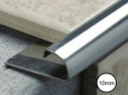 Tiling Tools & Accessories: Metal Tile Trim 10mm