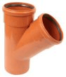 Underground Pipe, Fittings & Accessories: 45 Degree 2 Socket Equal Junction 