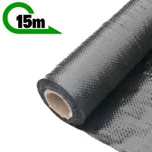 Artificial grass: heavy duty geotextile fabric 15m x 1m