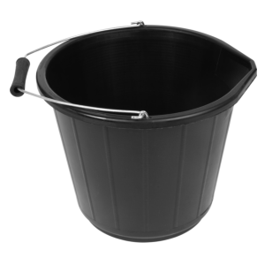 Bricklaying accessories: builders bucket 5ltr light duty