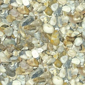 Chippings gravels pebbles: ocean flint 20mm 40mm 25kg bag