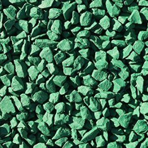Chippings gravels pebbles: green chippings 16mm bulk bag