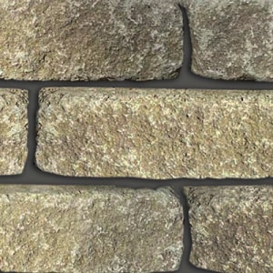 Decorative walling: abbey stone walling mellow york 200 x 65mm