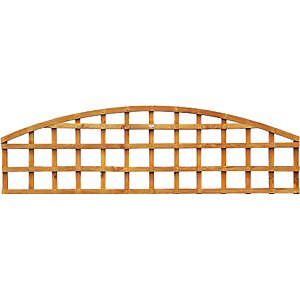 Fence panels trellis: convex trellis arch shaped