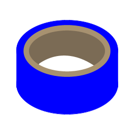 Electrical products: blue insulating tape 10mtr