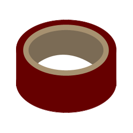 Electrical products: brown insulating tape 10mtr