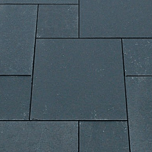 Natural stone paving: black slate 10.2mtr2 natural stone paving pack