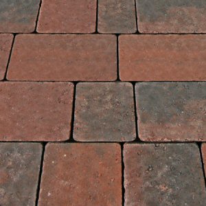 Tumbled pavers: tumble traditional cobble tumbled paver 11.2m2 3 size pack