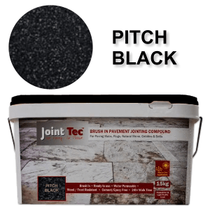 Paving accessories: joint tec pitch black jointing compound 15kg