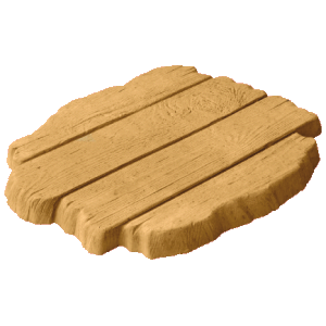 Stepping stones: deck stepping stone barley 460mm