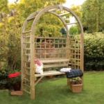 Garden arches and seats
