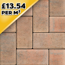 Barleystone Larchfield Trade Juniper 50mm Block Paver