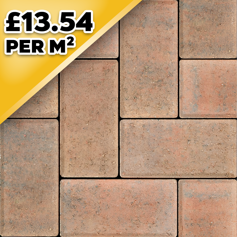 Barleystone Larchfield Trade Juniper 50mm Block Paver