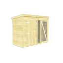 Dog Kennel And Run (Full Height)
