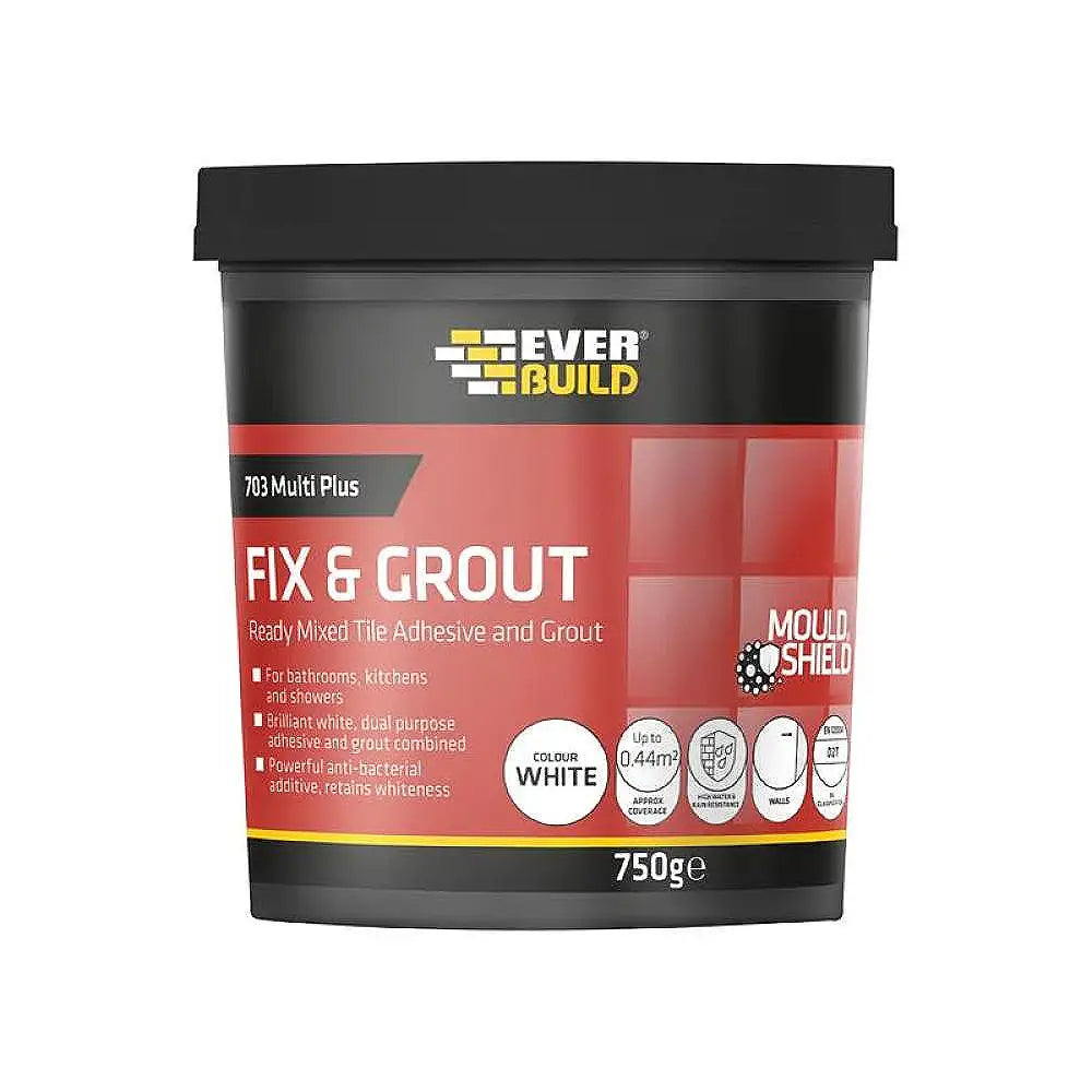Everbuild 703 Fix And Grout Tile Adhesive 1.5Kg