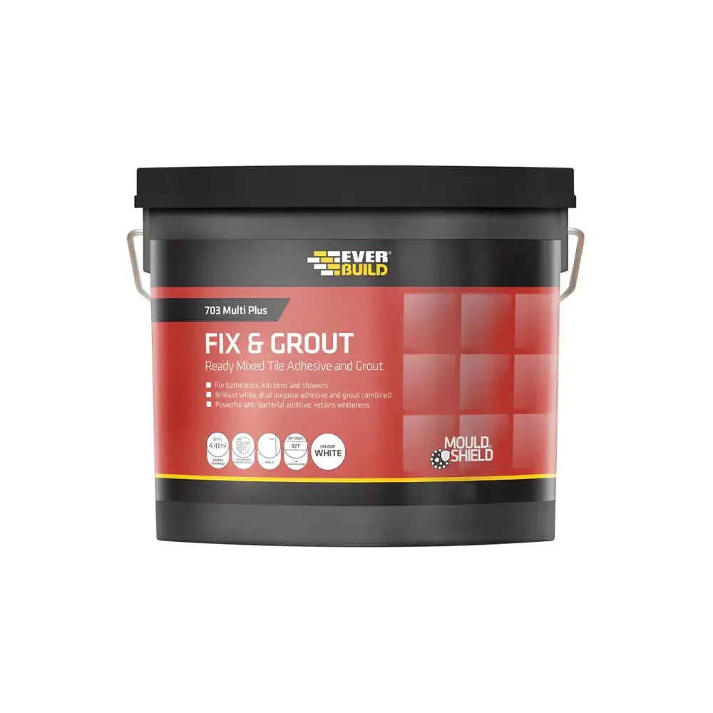 Everbuild 703 Fix And Grout Tile Adhesive 3.75Kg