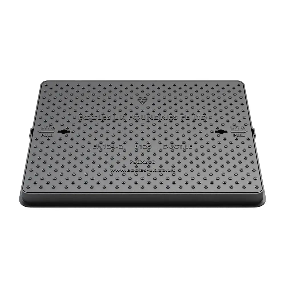 B125 Dutile Iron Cover And Frame 750x600x50mm