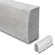 HB Kerb 255x125x915mm External Radius 6m