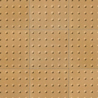 Buff Tactile Blister Slab 400x400x50mm