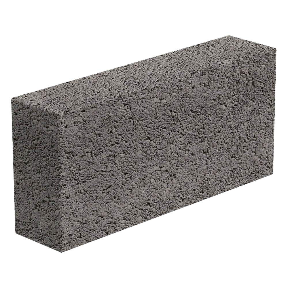 100mm Hemelite Solid Concrete Block Medium Dense 3.6n 440x215x100mm