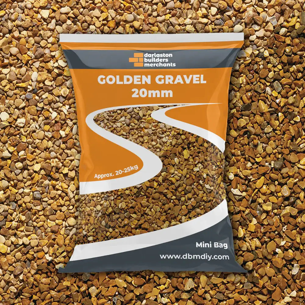 Golden Gravel 20mm Maxi Bag 25kg Chippings