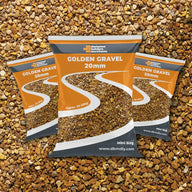 Golden Gravel 20mm (3 x 25kg Bags)
