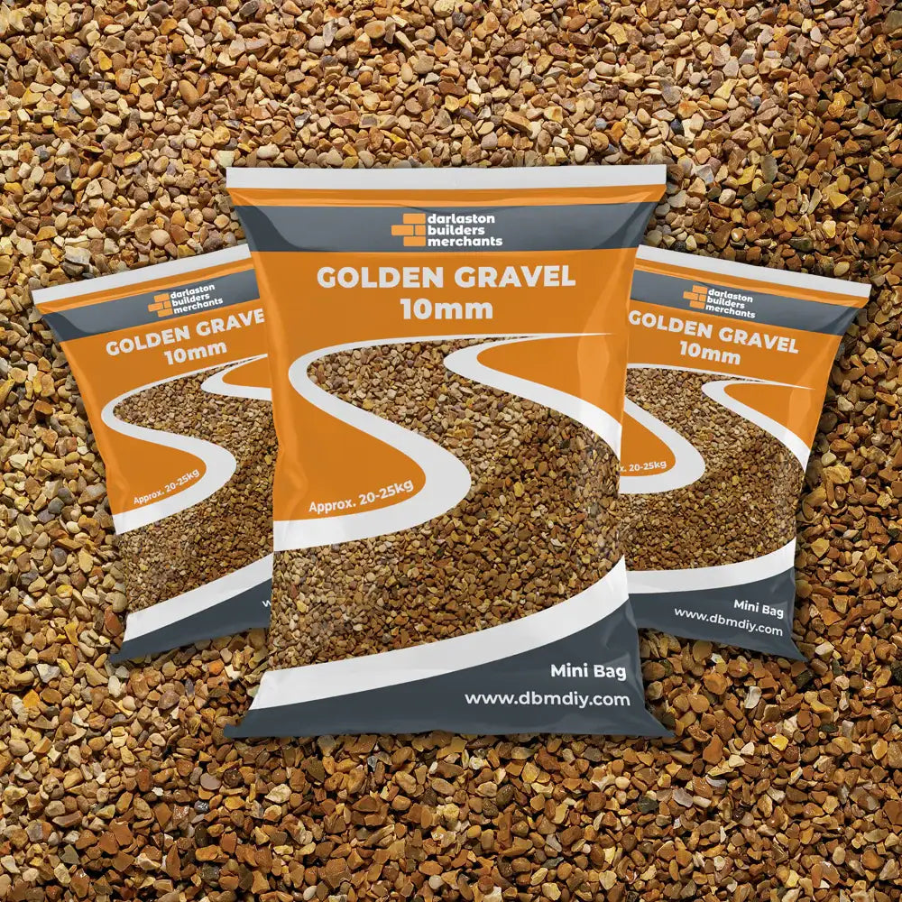 Golden Gravel 10mm (3 x 25kg Bags)