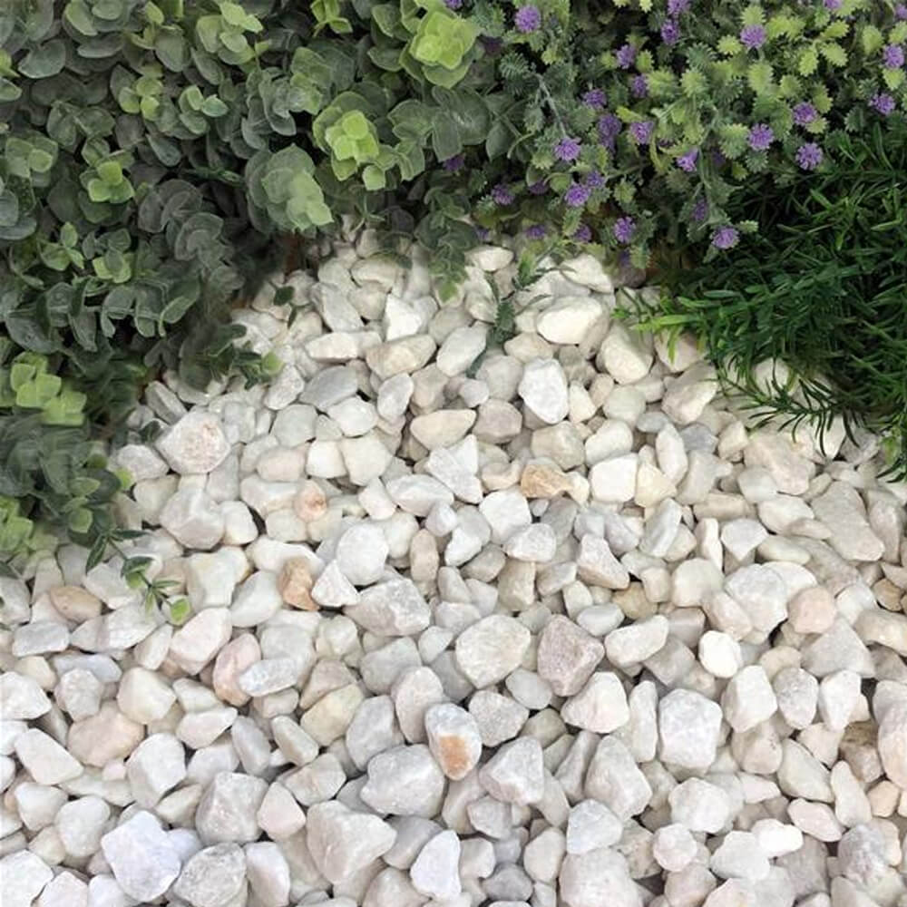 14mm Polar White Gravel Maxi Bag 25kg Chippings