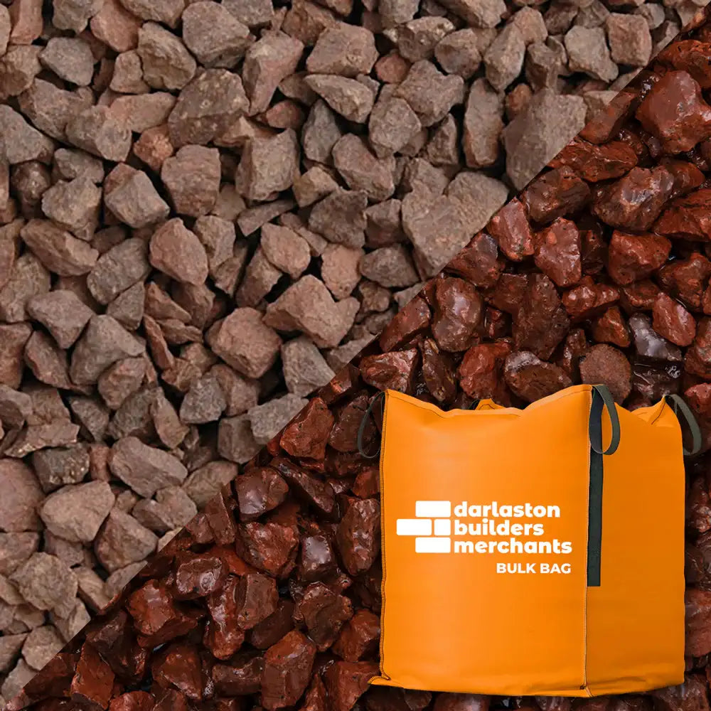 Red Granite Chippings 14mm (Jumbo Bag)