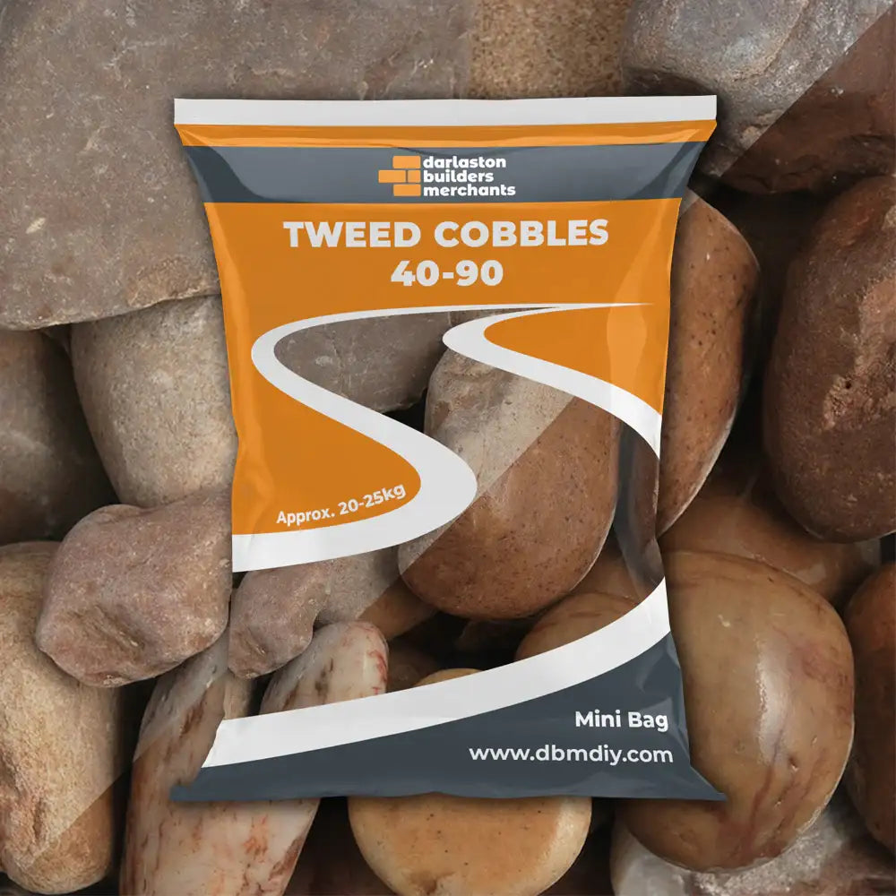 Tweed Cobbles 40-90mm Maxi Bag 25kg Gravel