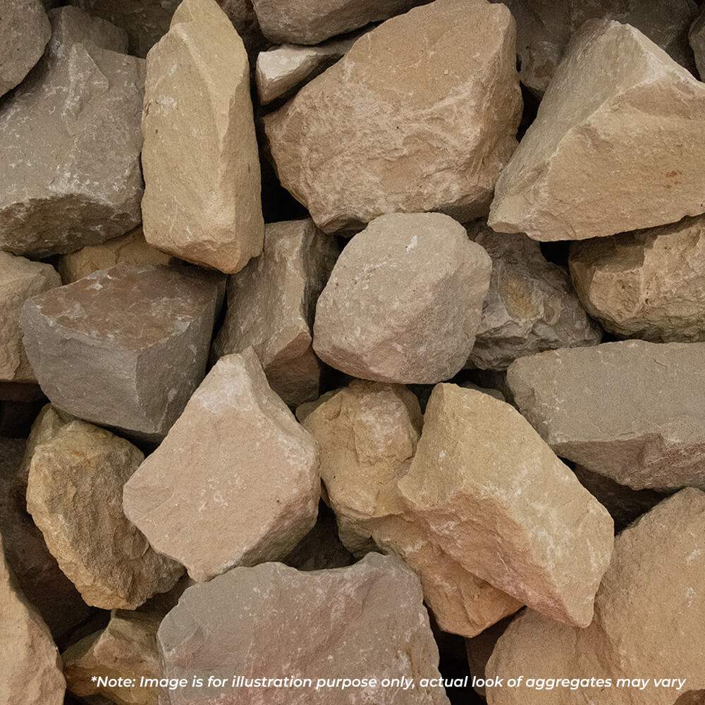 Rockery Stone Buff Single 200mm-400mm