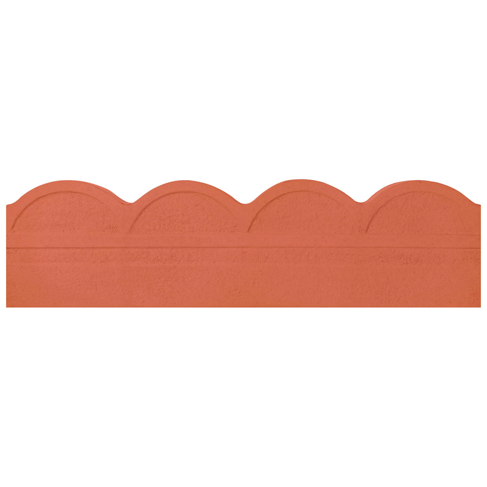 Scalloped Edging Red 590Mm