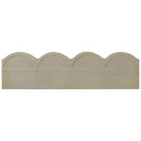 Scalloped Edging Natural 590Mm